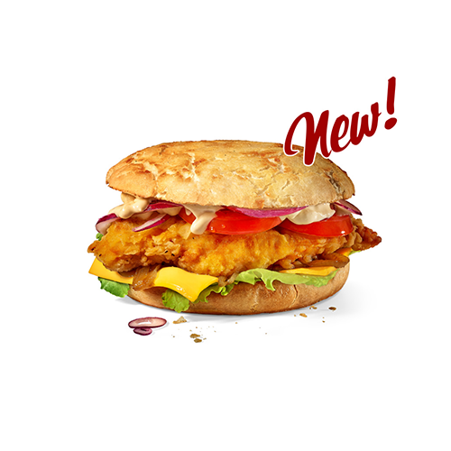 The cheesy chick burger