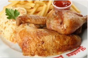 1/4 poulet rôti