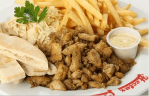 Menu pitta chicken