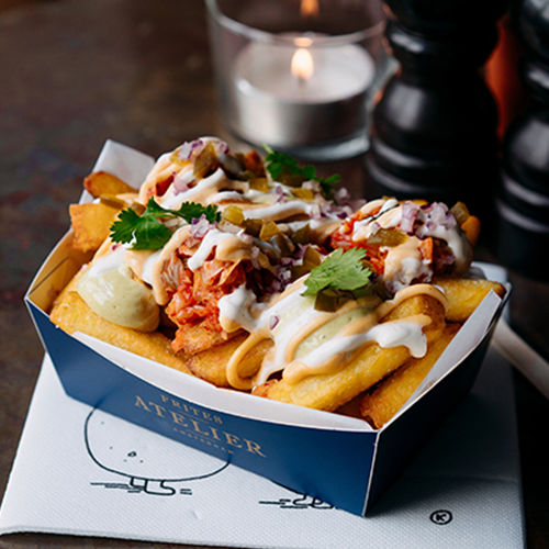 Creamy cheese & kimchi please