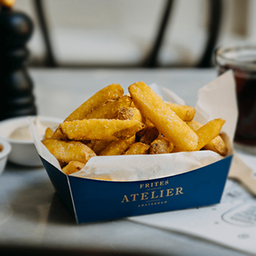 Frites plus a selection of 2 homemade sauces