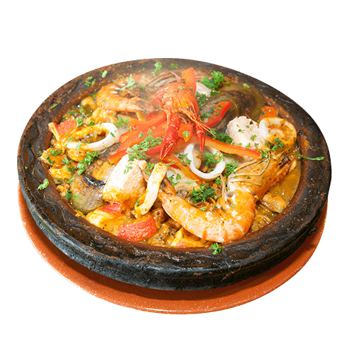 Tajine van reuzengamba's