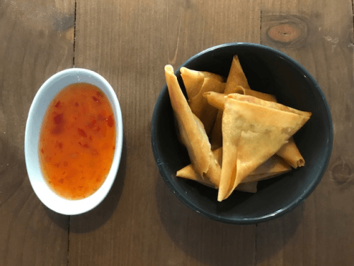 Veggie samosa's