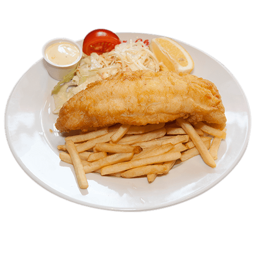 Menu fish & chips