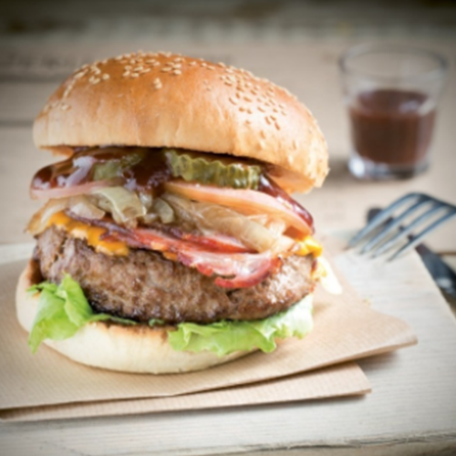 Smokey bacon burger