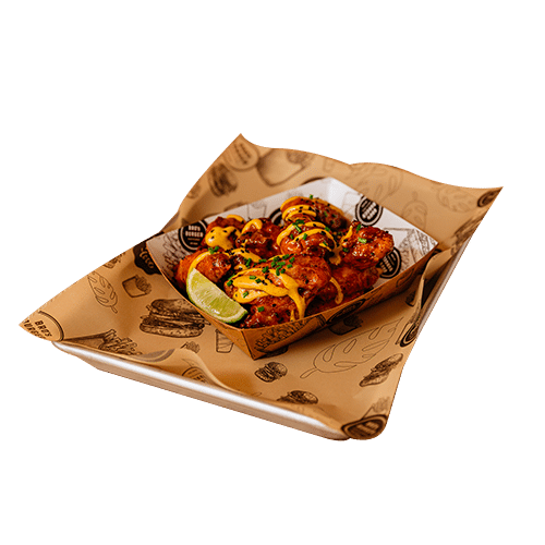 Chicken wings spicy mango (5 pieces)