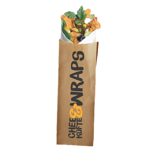 Schnitzel wrap