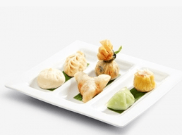Assortment of dim sum