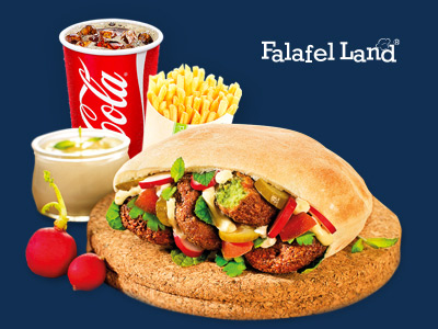 Menu falafel