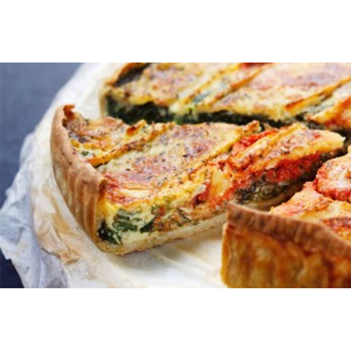 Quiche brie spinazie