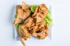 Fried wan tan