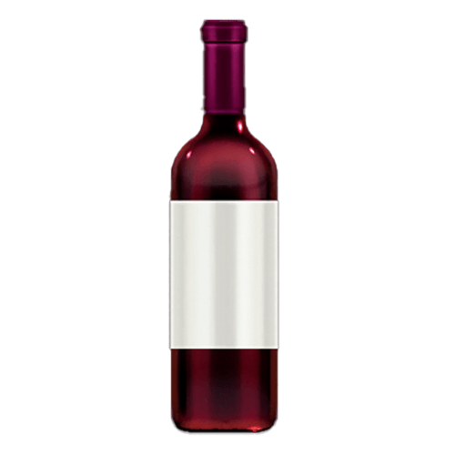 Bouteille vin rouge