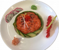 Chirashi saumon avocat