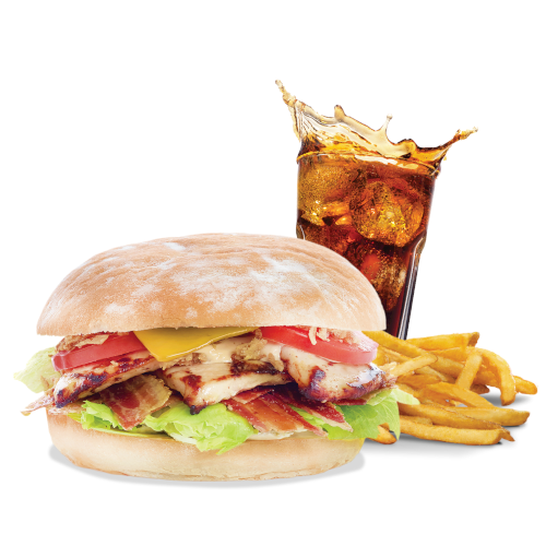Big chicken burger menu