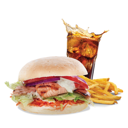 Big fish burger menu