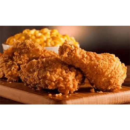 Roasted chicken met frietjes