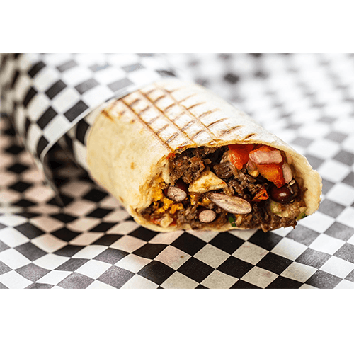 Pulled beef burrito