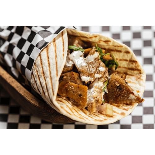 Kebab Mexican Style (tarwewrap)