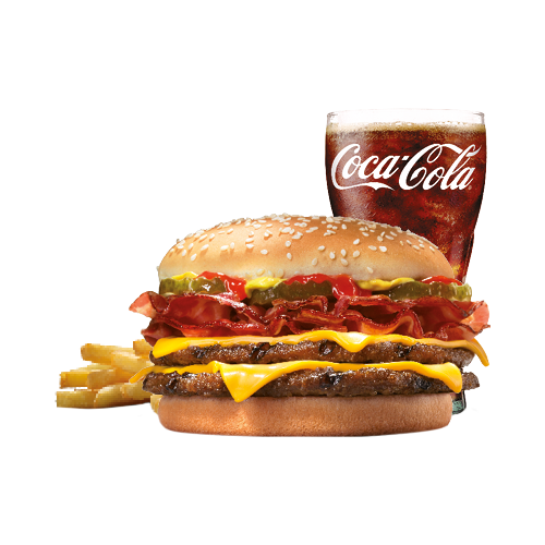 Menu Double Cheese Bacon XXL