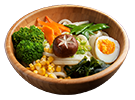Udon nouilles végétariennes