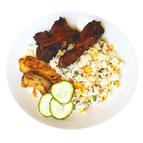 Witte nasi kip