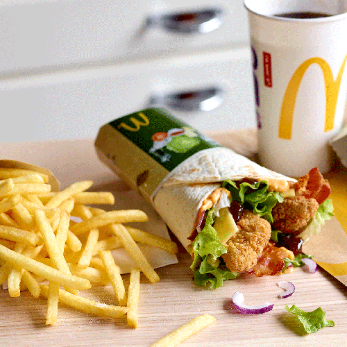 McMenu Crispy Chicken McWrap