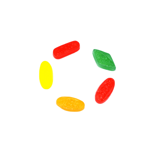 Gommes lisses fruits sans sucres 25g