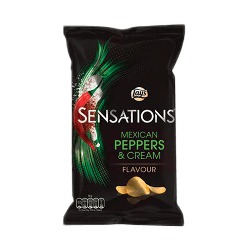 Lays sensation mexican pepper & cream 150g