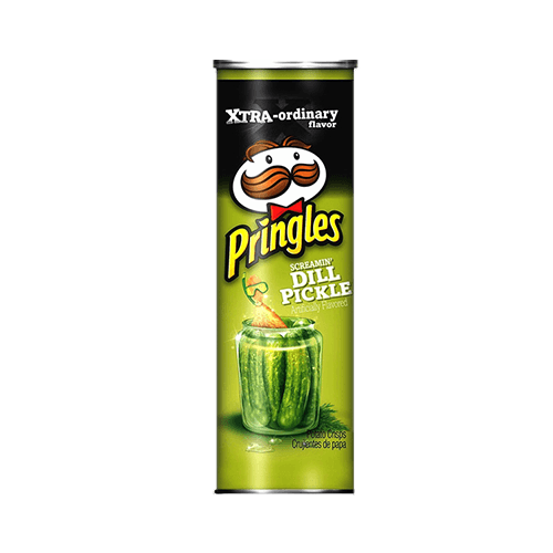 Pringles extrem screamin' dill pickle 156g