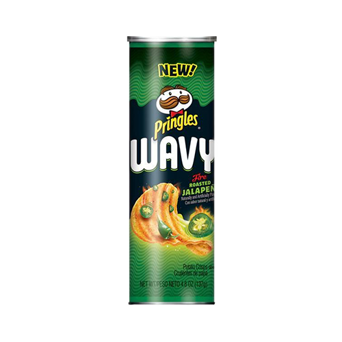 Pringles wavy jalapeno roti 137g