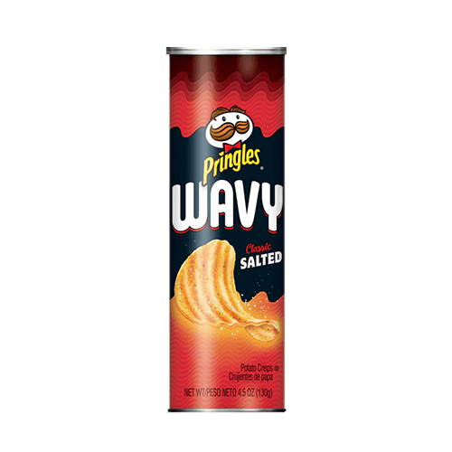 Pringles wavy salés 130g