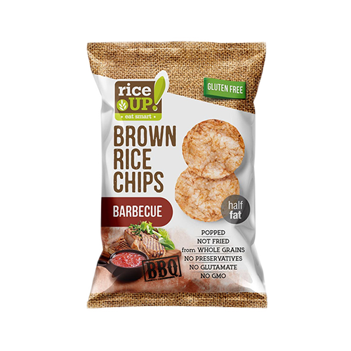 Rice up! brown rice chips barbecue 60g