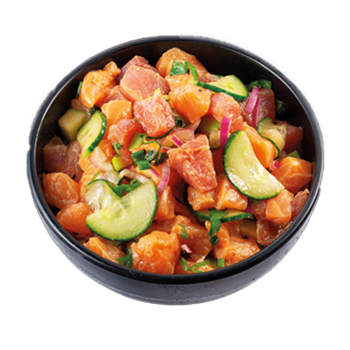 Chirashi duo mariné sauce aji cucum