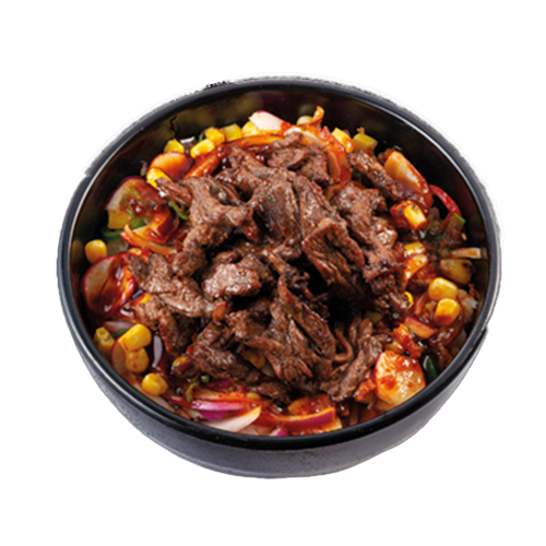 Donburi bœuf fajitas