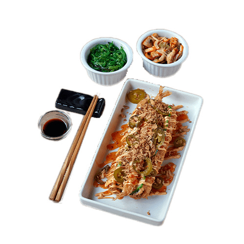 Hotdog maki crunchy