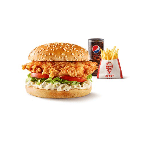 Zinger Burger Menu promo