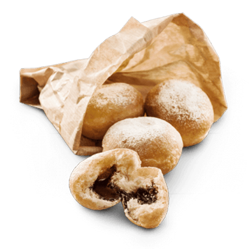 Mini chocolate fritters