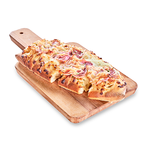 Cheesy bread bacon & cheese