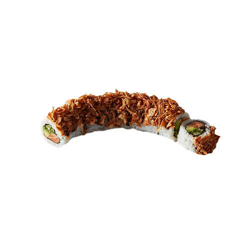 Crunch salmon roll (8 pieces)
