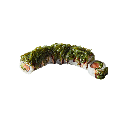 Wakame salmon (8 pieces)
