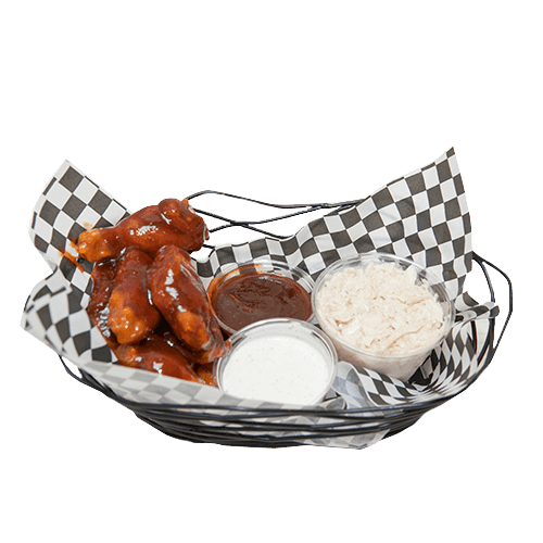 9 wings bourbon bbq