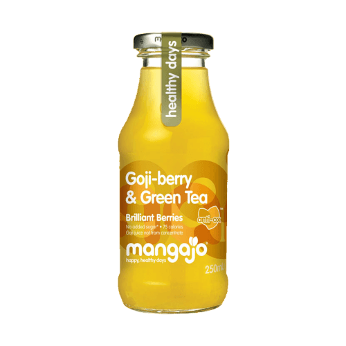 Manjago based on green tea and goji berries