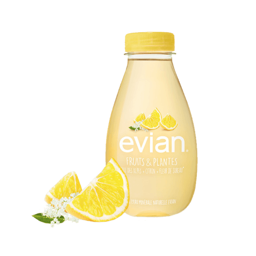 Évian lemon & elderberry
