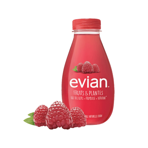 Évian raspberry & verbena