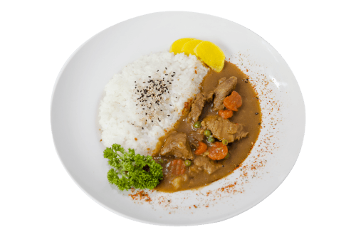 Japanese curry with beef carbonades