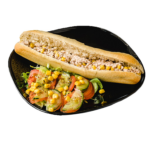Tuna & sweet corn baguette
