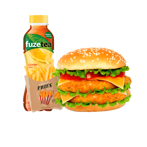Double classic burger