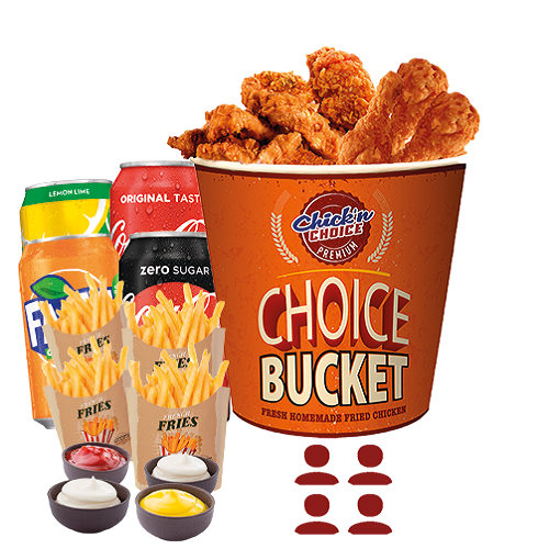 Mix choice bucket (4 personnes)