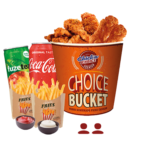 Mix choice bucket (2 personnes)