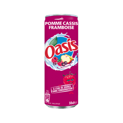 Oasis pomme-cassis-framboise